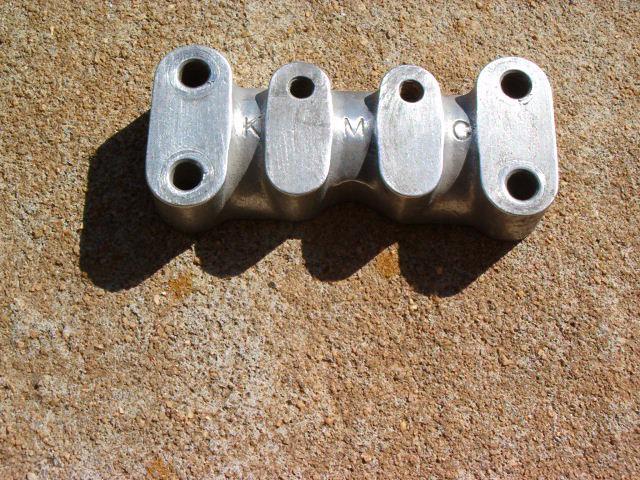 1978-1981 kawasaki kz 1000 police - handle bar holder-fits c1-c4