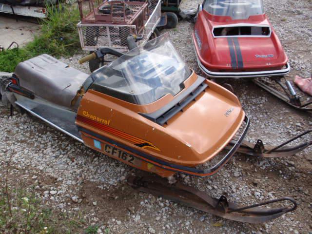 1974 chaparral ssx 440 vintage liquid-cooled snowmobile 