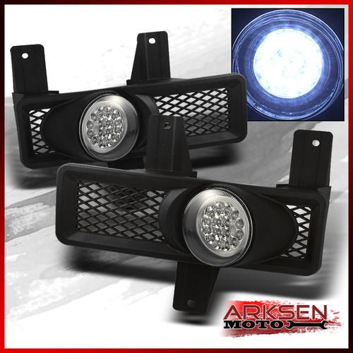 97-98 f150/f250/expedition/navigator full led bumper fog lights+switch pair set