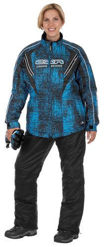 Choko women's exr snowmobile jacket splash blue small 