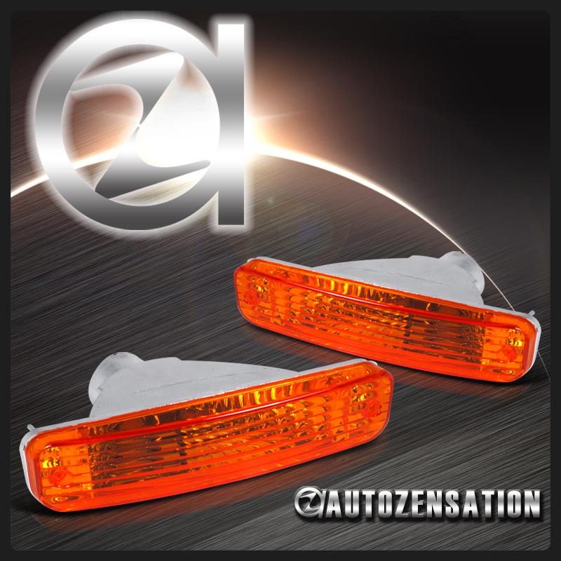 90-91 acura integra jdm amber bumper lights park turn signal lamp