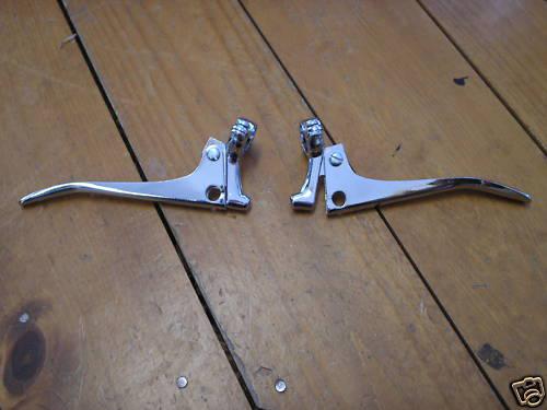 Nos handlebar levers lever british style bsa triumph norton sunbeam ajs