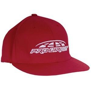 Pro circuit zero flexfit hat red large/x-large