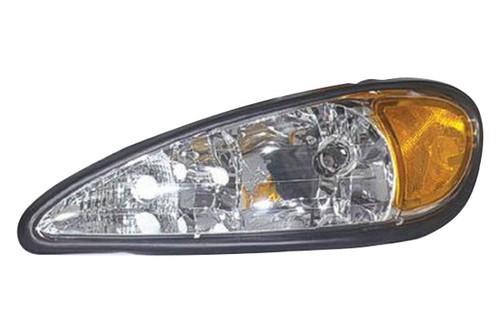 Replace gm2502196 - 99-05 pontiac grand am front lh headlight lens housing