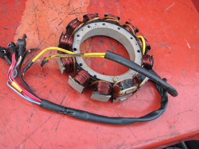 398-9610a3 mercury outboard motor stator assembly  v6 135 150 175 200 hp 