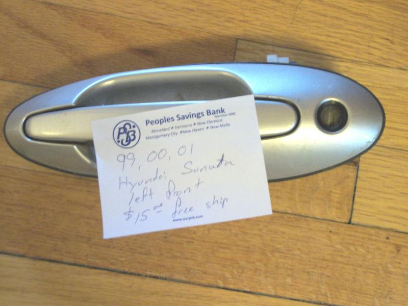 99 00 01 hyundai sonata left front door handle