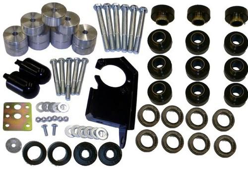 Bltj97s- m.o.r.e. 1" body lift system jeep wrangler tj 1997-2006