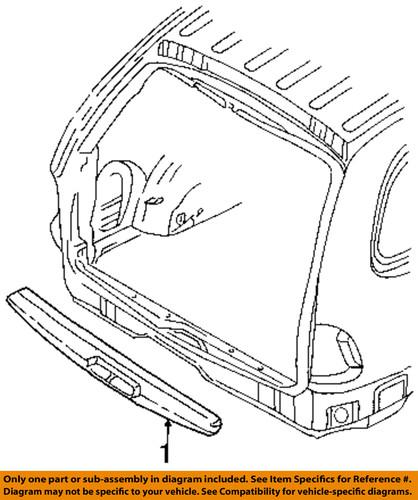 Mopar oem yq02bd1ad door sill plate-scuff plate