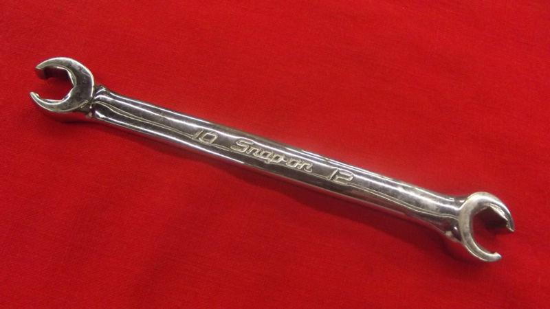 Snap on 10mm x 12mm flare nut metric tube fuel line wrench rxfms1012b