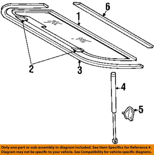 Jeep oem 55076311ab lift gate-ball stud