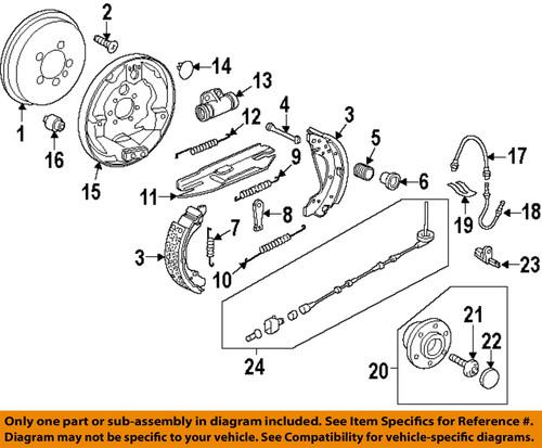 Volkswagen oem 5c0611053a drum brake wheel cylinder/rear brake wheel cylinder