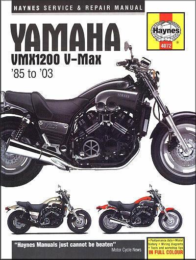 1985-2003 yamaha v-max 1200 repair manual