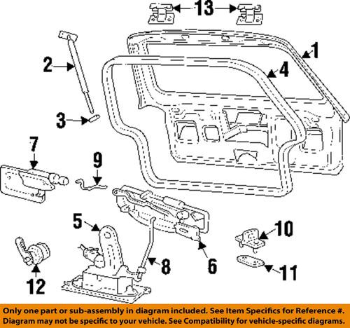 Jeep oem 55075205ab lift gate-support cylinder ball stud