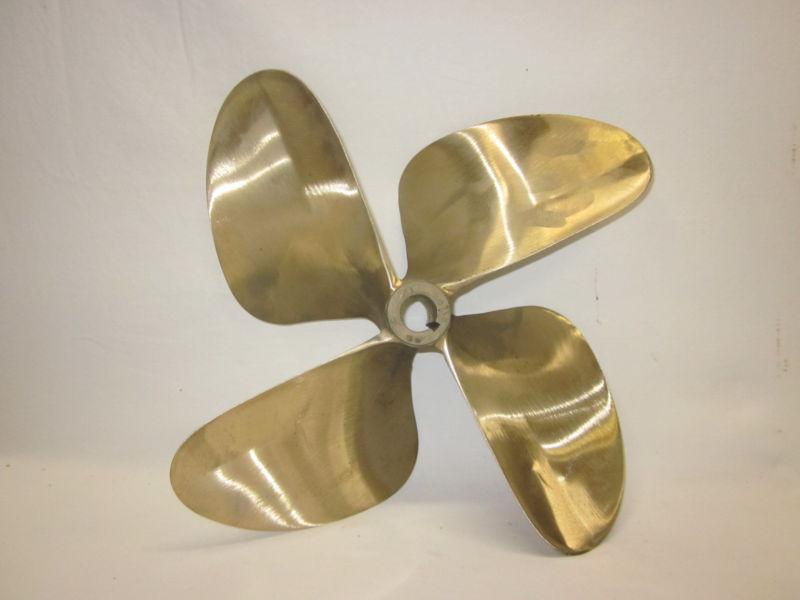 Mastercraft - prop 14 x 20 - 4 blade lh - 1 1/8 " keyway shaft boat propeller