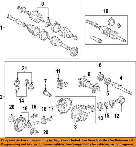 Toyota oem 9031141009 seal, pinion/differential pinion seal