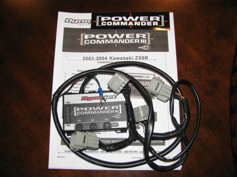 Dynojet power commander kawasaki zx6r zx6rr zx 6r 6rr 636 zx6 03 04 2003 2004