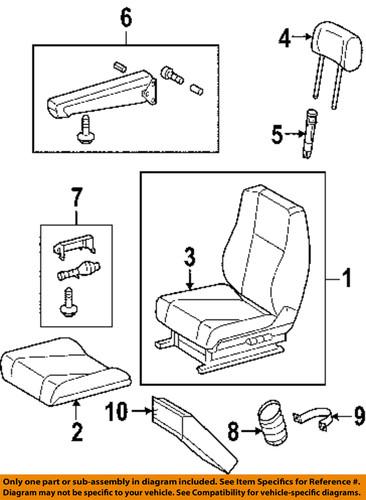 Dodge oem 5133244aa front seat-seat cushion