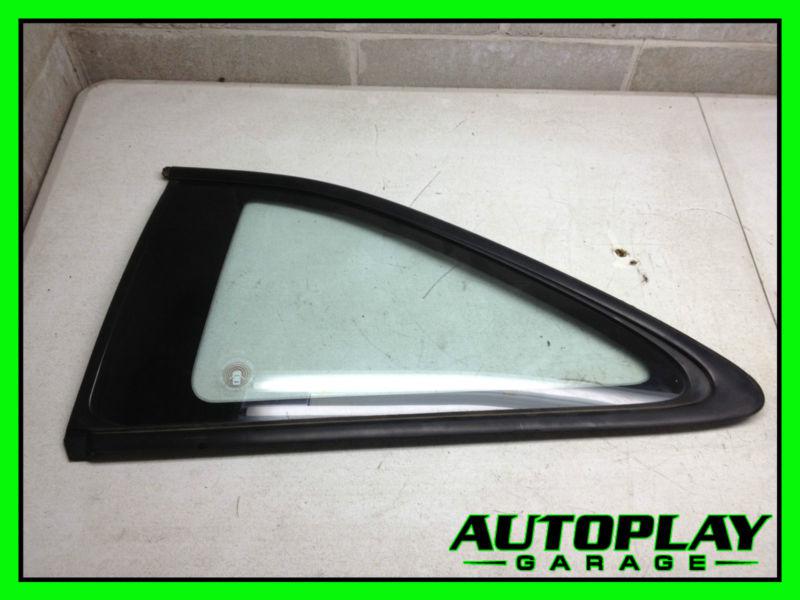 95-98 nissan 240sx s14 driver left rear quarter window glass back