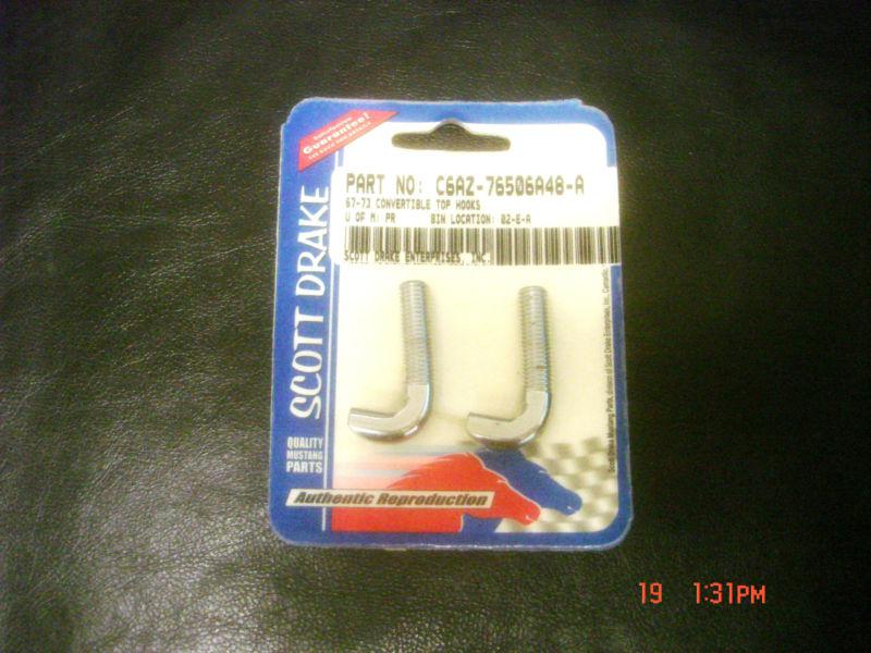 1967 - 1973 mustang convertible top hooks