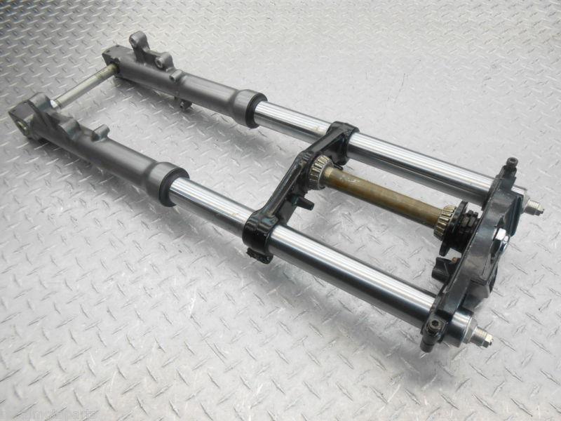 1996 zx6 93-04 kawasaki zzr600 zx6e front forks fork tube left right triple axle