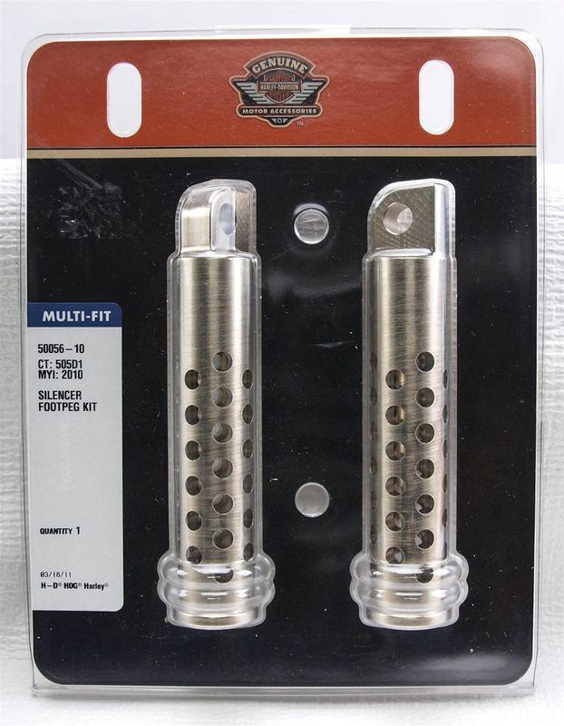 Harley davidson multi-fit silencer footpeg set 50056-10