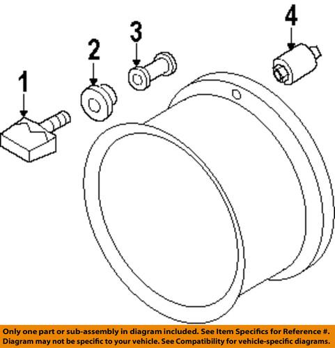 Nissan oem 40780ar300 tire pressure sensor/part