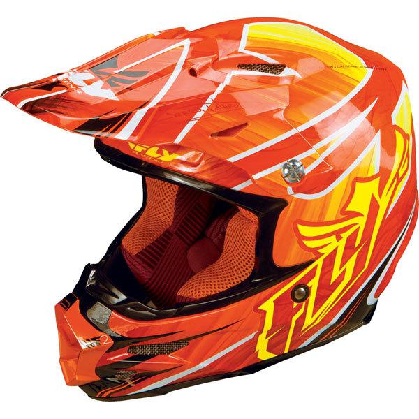 Flo orange m fly racing f2 carbon acetylene flo orange helmet 2013 model