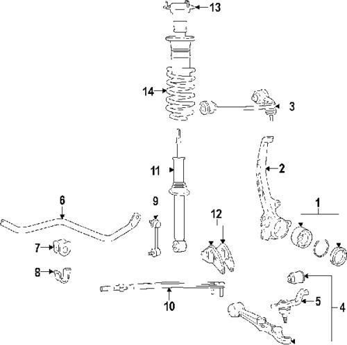 Lexus 4813150070 genuine oem factory original coil spring