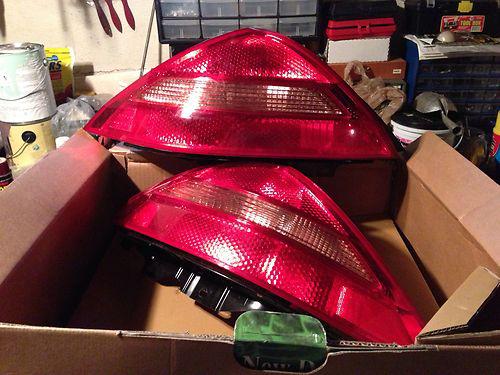 2003-2005 honda accord coupe factory taillights (pair)