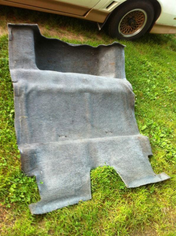 82-92 camaro firebird trans am rear hatch carpet grey gray free shipping!