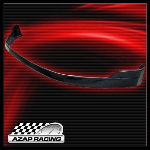 2004-2007 t-r style poly-urethane front bumper lip spoiler black for honda s2000