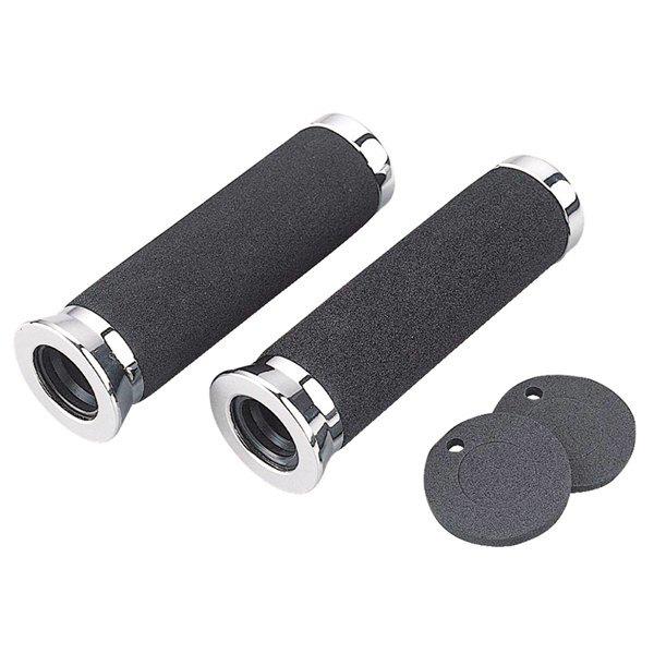 Black 140mm bikemaster custom foam sleeve road grip for 1" handlebar