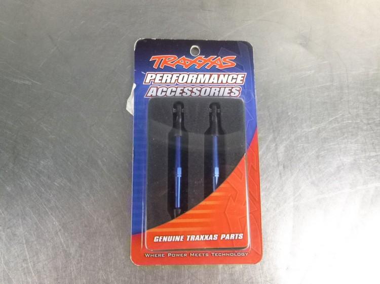 Traxxas 59mm turnbuckle toe link aluminum blue for rustler vxl, tra3139a