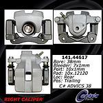 Centric parts 141.44617 rear right rebuilt caliper with hardware