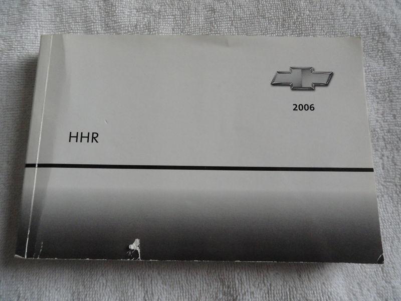 2006 chevy hhr  owners manual