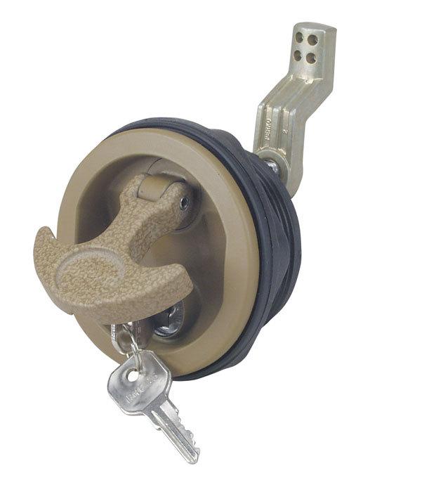 Perko t-handle flush lock & latch 1091dp1blk