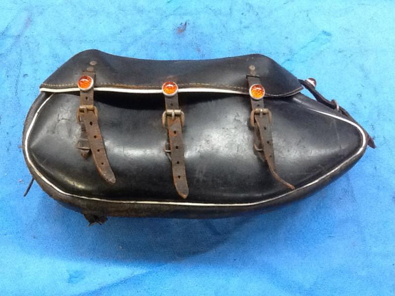 Original buco indian leather bags chief 4 cylinder scout vintage original - nr