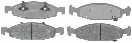 Acdelco advantage 14d790m brake pad or shoe, front-semi metallic brake pad