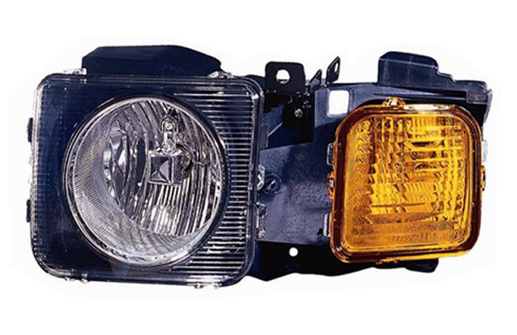 Left driver side replacement headlight head lamp 06-10 hummer h3 - 15818967