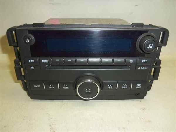 09 10 chevy impala cd radio oem lkq