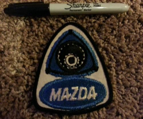 Mazda auto patch! oil gas memorabilia! hard to find! collectable