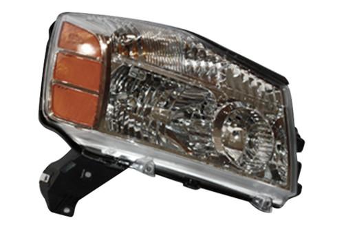 Tyc 20-6519-00-1 2005 nissan armada right replacement headlight assembly