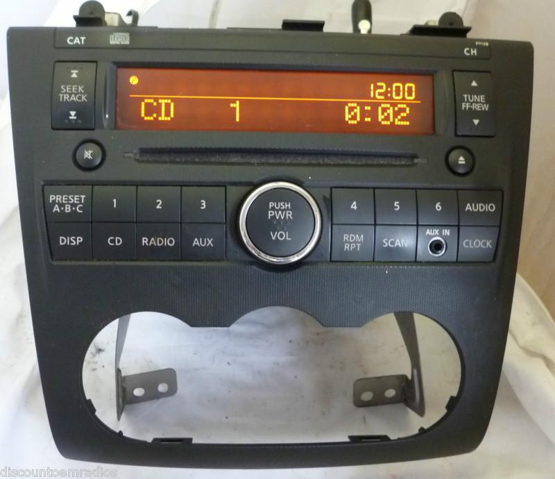 07-08 nissan altima radio cd player py13b 28185-zn40a *