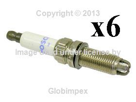 Bmw e60 e90 e92 spark plug "high power" bosch oem zgr-6-ste2 new (6) + warranty