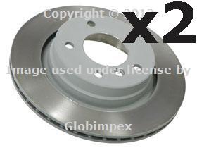 Bmw e46 (1999-2006) brake disc vented (294 x 19 mm) rear l and r sebro coated