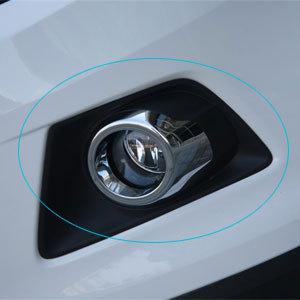 Chrome front fog light lamp cover trim 2pcs fit ford ecosport 2012+