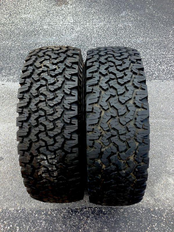 Pair of (2) new 275/70/17 bfgoodrich all-terrain t/a ko tires - close out priced