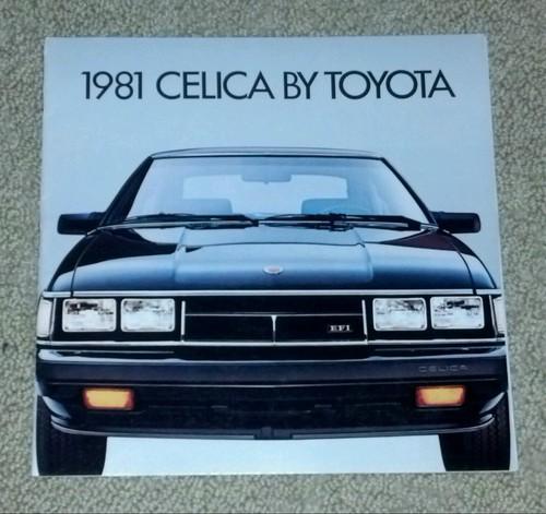 1981 toyota celica and supra mark i dealer brochure includes performance package