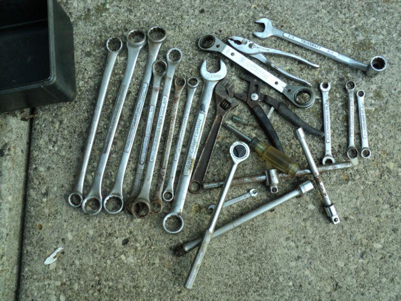 Lot of old wrenches craftsman blue point cornwell williams crescent tools