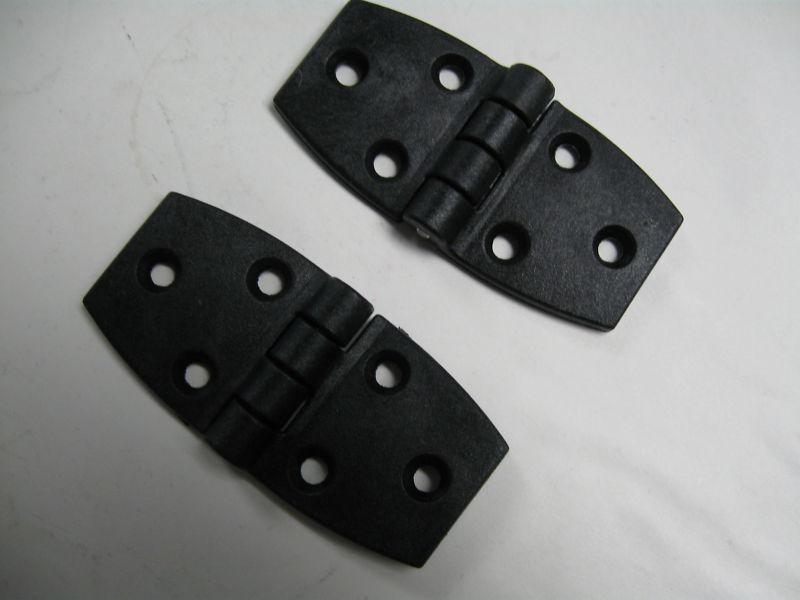 Marine boat door hinge 3 x 1 3/8 black nylon 202530-1